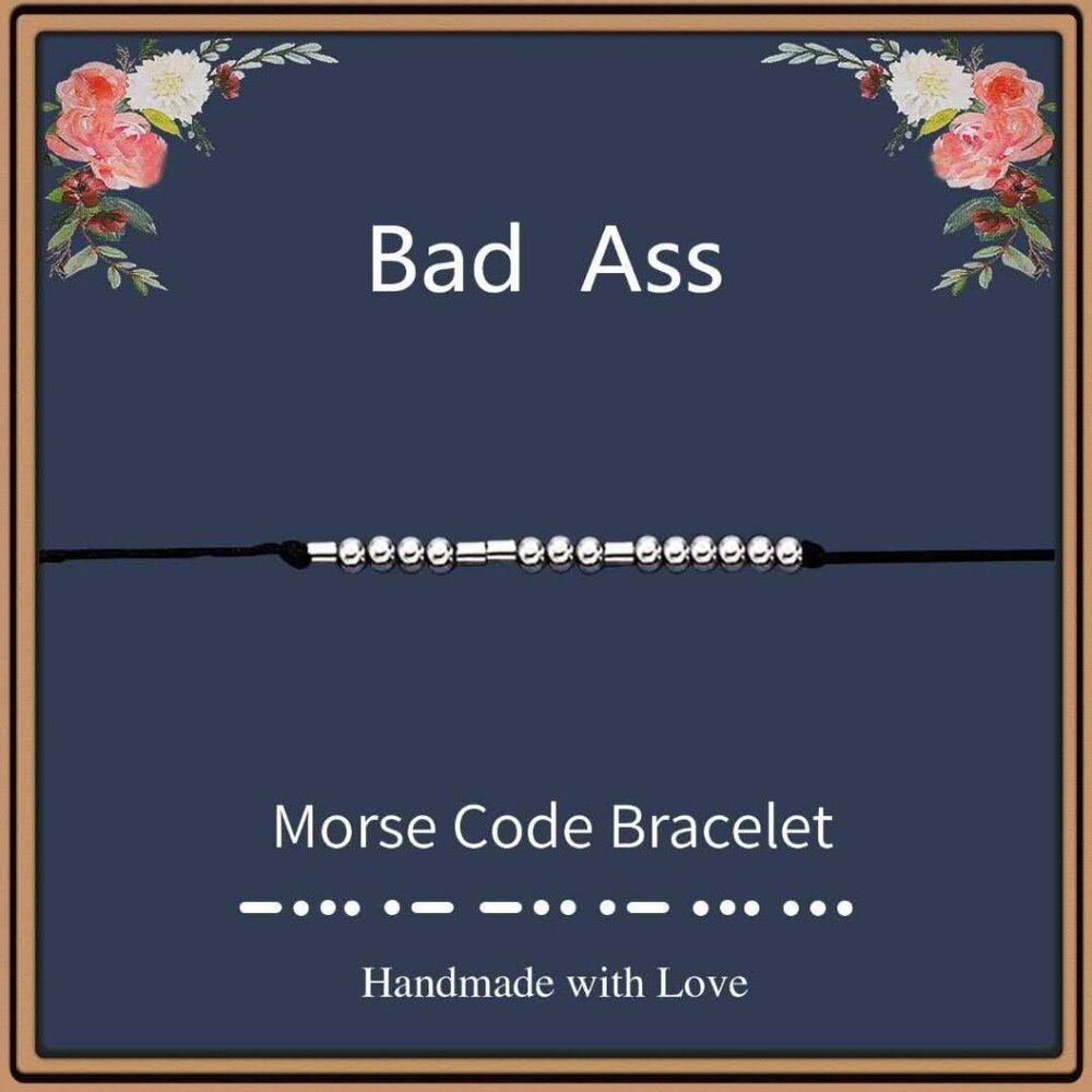 Stylish Morse Code Bracelets For Birthday & Gradu… - image 1